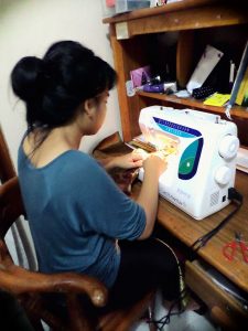 Sewing is something you do to calm you, to relax you