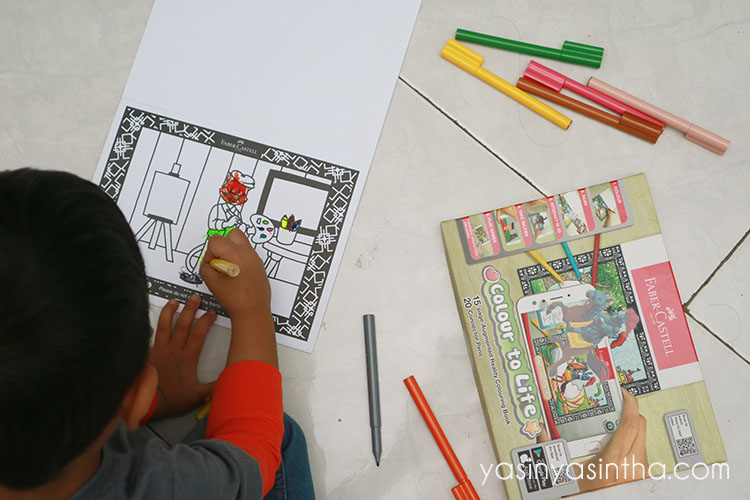 faber-castell colour to life, faber-castell game, faber-castell review, yasinta, blogger bandung