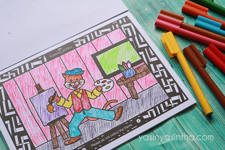 faber-castell colour to life, faber-castell game, faber-castell review, yasinta, blogger bandung