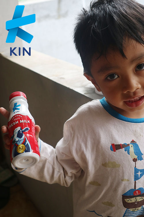 kin fresh milk, kin dairy, susu sapi A2 